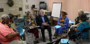 Wichita Elders meet with County Commissioner